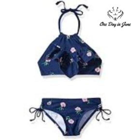 Kanu Surf Morgan Halter Bikini Swimsuit Size 12 - Picture 1 of 3